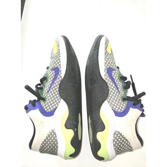 SIZE 10.5 MEN'S NIKE RENEW ELEVATE II WHITE MULTICOLOR CW3406-101 BASKETBALL - Picture 6 of 13